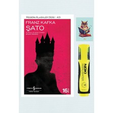 Dara Yayınları Şato  - Franz Kafka - Iş Bankası Kültür Yayınları - Sarı Fosforlu Kalem - Not Defter Seti