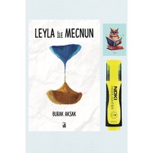 Leyla ile Mecnun - Burak Aksak - Küsurat - 9786056785955 - Sarı Fosforlu Kalem - Not Defterli Seti
