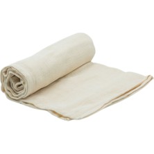 Myroka Tek Katlı Müslin Örtü Krem