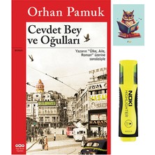 Cevdet Bey ve Oğulları - Orhan Pamuk  - Yapı Kredi Yayınları - Fosforlu Kalem - Not Defter Seti