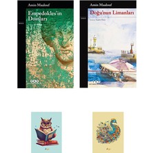 Dara Yayınları Amin Maalouf Kitapları - Doğunun Limanları Romanı- Empedokles’in Dostları - Not defterli seti