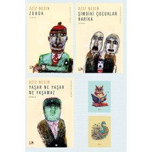 Dara Yayınları Zübük - Şimdiki Çocuklar Harika - Yaşar Ne Yaşar Ne Yaşamaz - Aziz Nesin - Not Defterli Seti