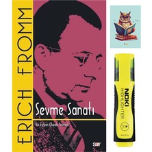 Dara Yayınları Sevme Sanatı - Klasik Kapak - Erich Fromm - Say Yayınları - Sarı Fosforlu Kalem -Not defterli seti