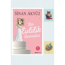 Alfa Yayınları Bir Evlilik Komedisi - Sinan Akyüz - Alfa Yayıncılık - 9786051712536 - Not Defterli Seti