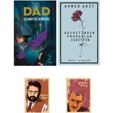 Dara Yayınları Selahattin Demirtaş Kitapları - Dad - Hasretinden Prangalar Eskittim - Ahmed Arif - Not defteri seti