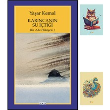 Bir Ada Hikayesi 2 - Karıncanın Su Içtiği - Yaşar Kemal - Yapı Kredi Yayınları - Not Defterli Seti