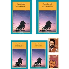 Dara Yayınları Ince Memed Roman Seti - Yaşar Kemal - Yky - Yılmaz Güney Ahmet Kaya not defterli