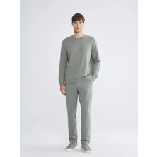 LC Waikiki Lcwaıkıkı Classic Haki Standart Kalıp Erkek Eşofman Altı