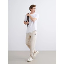 LC Waikiki Lc Waıkıkı Bej Standart Kalıp Erkek Jogger Eşofman Altı