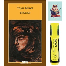 Teneke - Yaşar Kemal - Yapı Kredi Yayınları - Sarı Fosforlu Kalem - Not Defter Seti