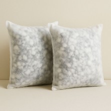 Omy 2' Li Kırlent Kırpık Sünger Dolgulu Iç Yastık Yumuşak ve Konforlu