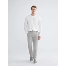 LC Waikiki Lc Waıkıkı Gri Standart Kalıp Erkek Eşofman Altı