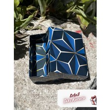 Fatih Kutu 8X6X3 Elmas Desenli Süngerli Takı Kutusu [25 Adet]