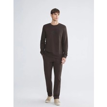 LC Waikiki Lcwaıkıkı Classic Kahverengi Standart Kalıp Erkek Eşofman Altı