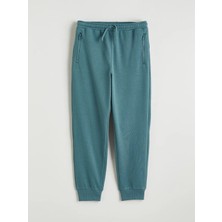 LC Waikiki Lcw Kids Yeşil Beli Lastikli Erkek Çocuk Jogger Eşofman Altı