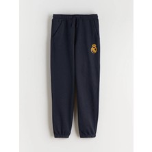 LC Waikiki Lcw Kids Lacivert Beli Lastikli Real Madrid Baskılı Erkek Çocuk Jogger Eşofman Altı
