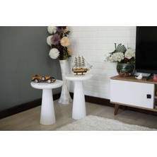 2'li Çizgili Mantar Sehpa