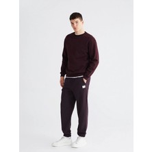 LC Waikiki Xsıde Mürdüm Basic Erkek Kalın Jogger Eşofman Altı