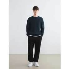 LC Waikiki Xsıde Siyah Rahat Kalıp Erkek Kalın Jogger Eşofman Altı