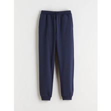 LC Waikiki Lcw Kids Lacivert Beli Lastikli Kız Çocuk Jogger Eşofman Alt