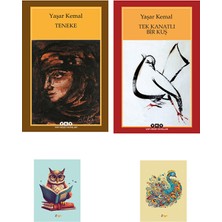 Teneke - Tek Kanatlı Bir Kuş - Yaşar Kemal - Yapı Kredi Yayınları - Not Defterli Seti
