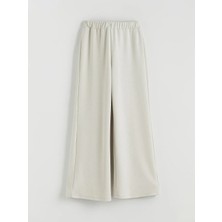 LC Waikiki Lcw Kids Gri Beli Lastikli Kız Çocuk Eşofman Alt