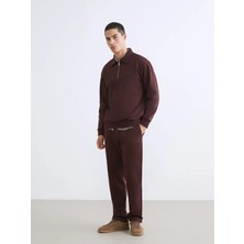 LC Waikiki Xsıde Bordo Standart Kalıp Erkek Kalın Eşofman Altı