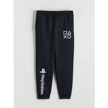 LC Waikiki Lcw Kids Antrasit Beli Lastikli Playstation Baskılı Erkek Çocuk Jogger Eşofman Altı