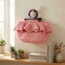 Yasminel Fırfır Detaylı Çanta Şık ve El Yapımı Bir Moda Parçası