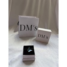 DMs Silver Büyük Kelebek Gümüş Charm'ı