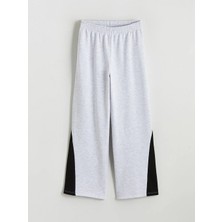 LC Waikiki Lcw Kids Gri Beli Lastikli Kız Çocuk Eşofman Alt