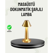 Marsilyan- Kablosuz LED Masa Lambası 1800MAH 3 Renk Aydınlatma Dokunmatik