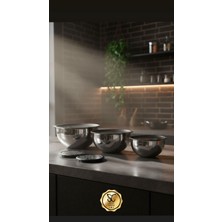 9 Parçalı Çelik Rendeli Karıştırma Kabı