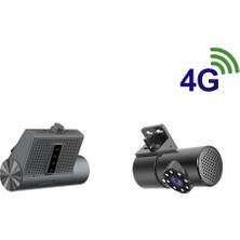 Techsmart Dahili 1 + Harici 1 Kameralı 4g + H265 Mobıl Araç Kamera TCH-BK6MZ-2CH-4G