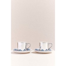 Paşabahçe Iznik Porselen Kahve Fincan Seti 2'li 100 cc