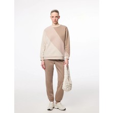 LC Waikiki Lcwaıkıkı Basic Kahverengi Beli Lastikli Kadın Jogger Eşofman Altı