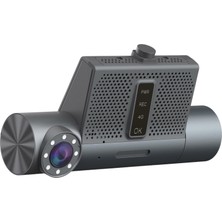 Techsmart TCH-BK6MZH-2CH Dahili 2 Kameralı Wıfı + H265 Mobil Araç Kamera