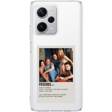 TechTree Redmi Note 12 Pro Plus Uyumlu Friends Mini Poster Tasarımlı Tasarımlı Baskılı Silikon Kılıf
