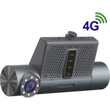 Techsmart Dahili 2 Kameralı 4g + H265 Mobil Araç Kamera TCH-BK6MZH-2CH-4G