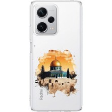 TechTree Redmi Note 12 Pro Plus Uyumlu Mescid-I Aksa Tasarımlı Tasarımlı Baskılı Silikon Kılıf