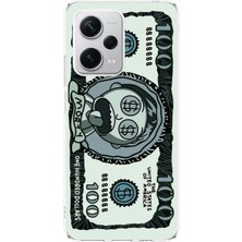 TechTree Redmi Note 12 Pro Plus Uyumlu Morty Dolar Tasarımlı Baskılı Silikon Kılıf