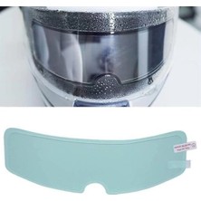 AyrStore Buğu Önleyici Motosiklet Kaskı Vizörü Su Geçirmez Dayanıklı Çizik Koruma Lens Filmi