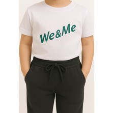 We&Me Fitilli Çocuk Alt Eşofman 3 Iplik Şardonlu