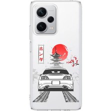 TechTree Redmi Note 12 Pro Plus Uyumlu S2000 Tasarımlı Tasarımlı Baskılı Silikon Kılıf