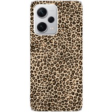 TechTree Redmi Note 12 Pro Plus Uyumlu Leopar Tasarımlı Tasarımlı Baskılı Silikon Kılıf