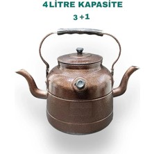 Çift Taraflı Alüminyum Çaydanlık, Osmanlı Muhabbet Çaydanlığı 3,5 L