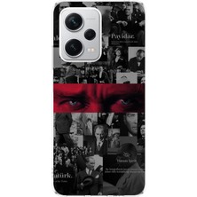 TechTree Redmi Note 12 Pro Plus Uyumlu Atatürk Gözler Tasarım Tasarımlı Baskılı Silikon Kılıf