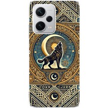 TechTree Redmi Note 12 Pro Plus Uyumlu Yalnız Kurt Göktürk Tasarımlı Baskılı Silikon Kılıf