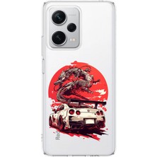 TechTree Redmi Note 12 Pro Plus Uyumlu Gtr Ejderha Tasarımlı Tasarımlı Baskılı Silikon Kılıf