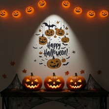 3E Grup Halloween Temalı Balkabaklı Duvar Sticker Seti
